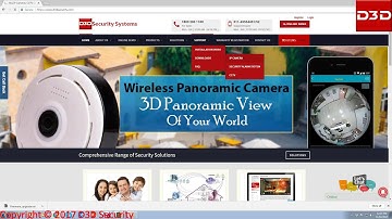 How to set time zone in D3D Wi Fi IP Camera D8810,D8801,D8809
