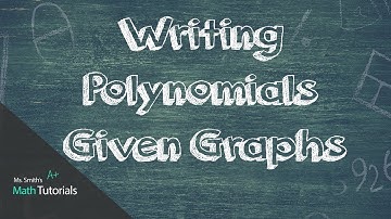 Writing Polynomials Given Graphs