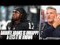 Davante Adams Calls Out His Lack Of Targets With Raiders, Clearly Unhappy | Pat McAfee Reacts