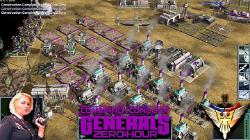 Super Weapon 1vs7 Random Generals | Command & Conquer Generals Zero Hour