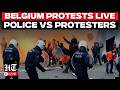 Belgium Protests LIVE | Violent Clashes Break Out at Anti-Reform Protest in Brussels |Belgium Unrest