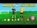 Star freestyle marque avec 10 ballons diffrents  duel avec le camraman