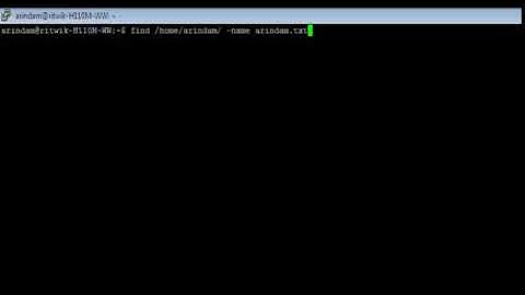 Linux - find Command - w3resource