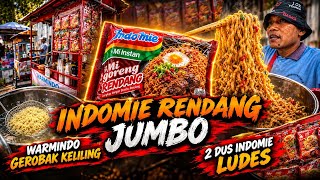 WOW ! WARMINDO SEPEDA KELILING 2 DUS INDOMIE LUDES! DISAJIIN PAKE GELAS PAKE SUMPIT JAMAN OLD!