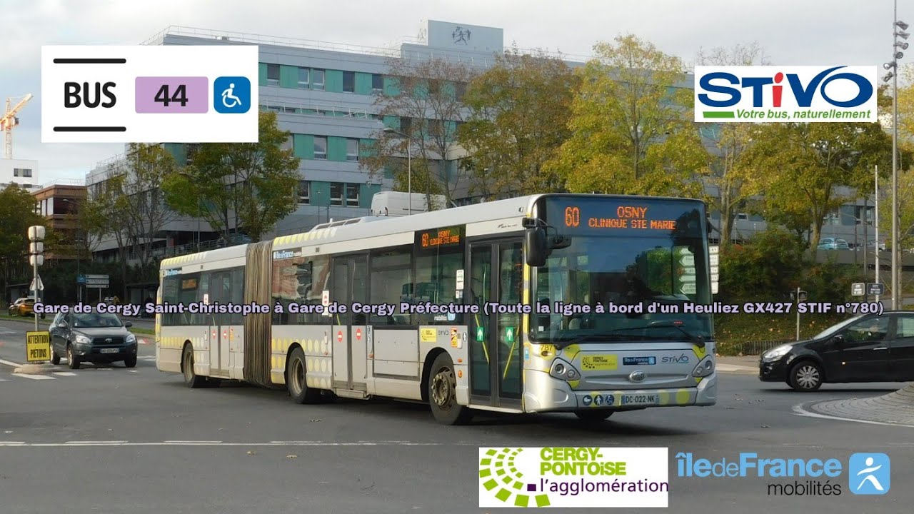 [Ligne 44 STIVO] GX427 STIF n°780 - Gare de Cergy Saint-Christophe à Gare de Cergy Préfecture
