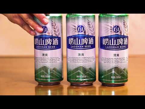 TVC作品，在饭桌上拍摄啤酒广告。