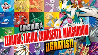 REPARTO/GIVEAWAY ZERAORA, ZACIAN, ZAMAZENTA, MARSHADOW Y MAS!!  / 1 SUB = +900 POKEMON GRATIS