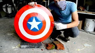 Homemade Heavy Duty Captain America Shield ?