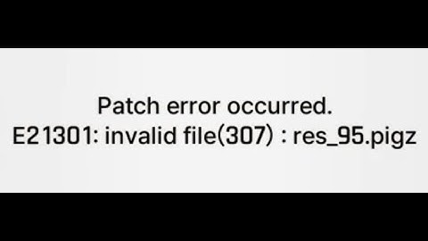 วิธีแก้ error E21301 [Chaos Zero Nightmare]
