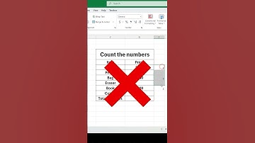 How to use COUNT Function in EXCEL #shorts #ytshorts #excel #PadhowithAJ #shortvideo