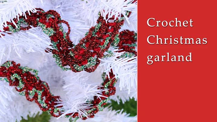 Get Festive with a DIY Crochet Christmas Garland