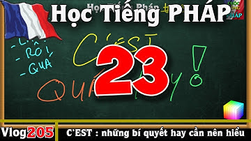 Học Tiếng Pháp # 23 : C