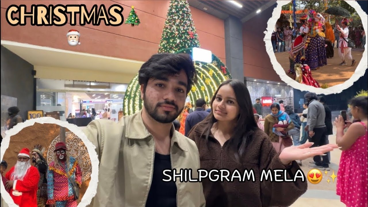 Shilpgram ￼Mela 😍✨ Christmas Ki Vajha ￼￼Se Kitne￼ Bhid Hai Aaj🎄