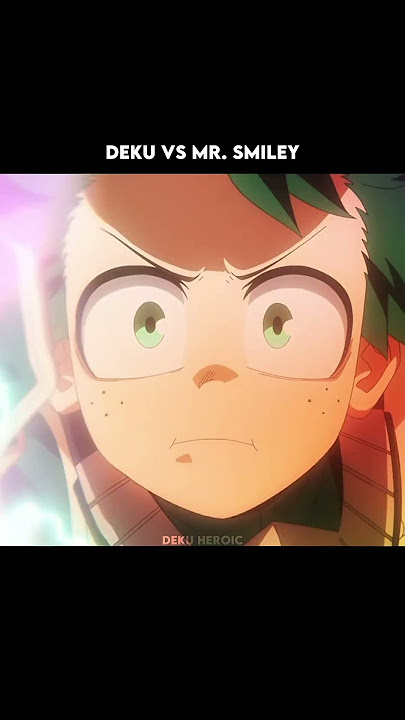 Deku vs Mr Smiley 💀😂 #myheroacademia#edit#amv#mha#bnha#anime