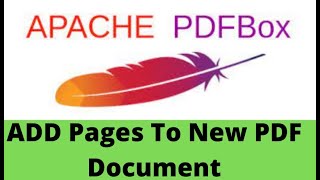 Apache Pdf Box Tutorials -2How To Add Pages To Pdfdocument Pdpages In Apache Pdf Box