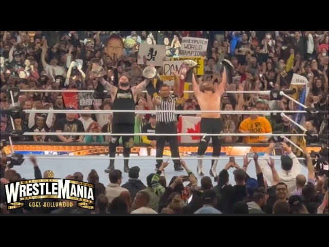 WrestleMania 39: Sami Zayn and Kevin Owens win undisputed tag team title