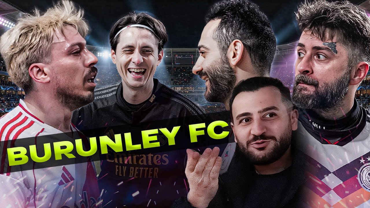 BURUNLEY FC İLE MAÇ! | w/ @TolunayOren & KONTRAVOLTA & @HidraOfficialMusic & @SEHINSAHIKARUS