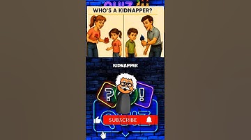 Quiztijd - wie is de kidnapper? #quiztijd #quiz #raadsels #shorts