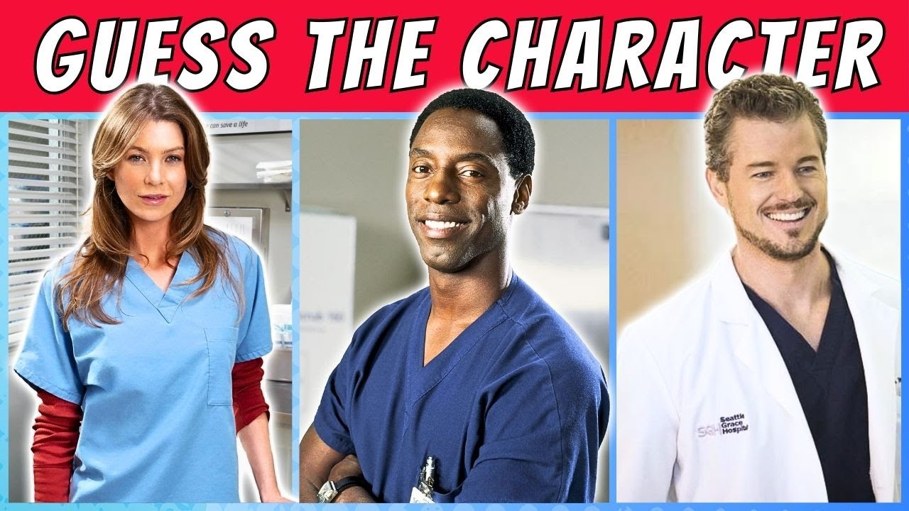Guess the grey s anatomy character in 3 seconds greys anatomy