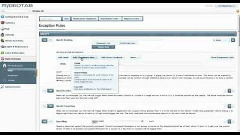 HOW TO Manage Rules with Geotab Checkmate 5.6 - How To Set Rules, by GPS to GO