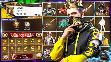 ₹1,00,000 RARE COLLECTION FREE FIRE ID 🤑