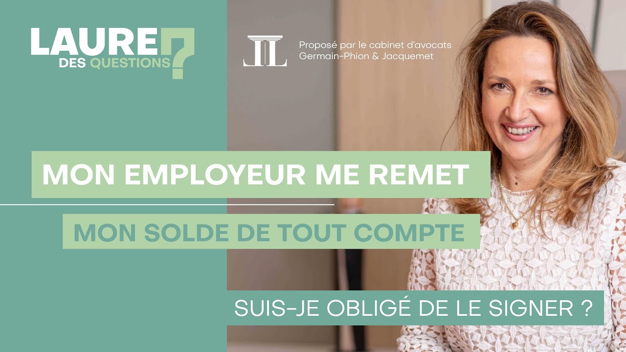 Le solde de tout compte - Laure des Questions - Épisode 6