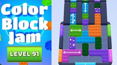 Color Block Jam Level 91 Solution Walkthrough