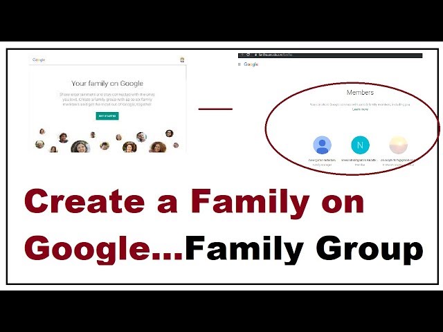 How To Create A Family Group On Google,Google Families - Youtube