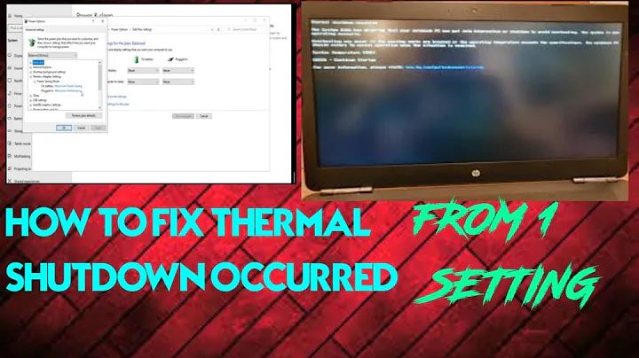 How to fix thermal shutdown occurred error on your laptop|AQUAWAK GAMING