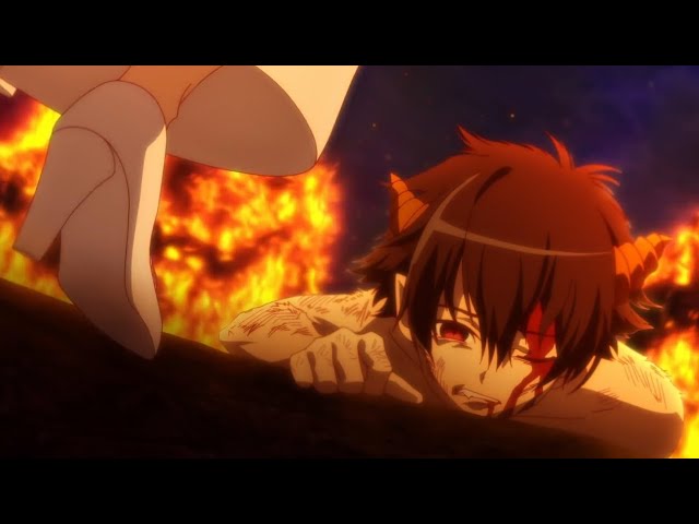 Maou climbs the tower 😂  Hataraku Maou-sama!! Season 2 Episode