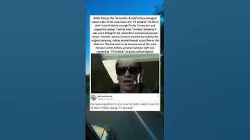 Thumbnail of Arnold wanted "I will be back" in Terminator