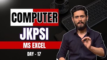 MS EXCEL | JKPSI | BSF HEAD CONSTABLE JKSSB | SSC CHSL