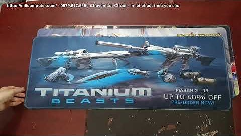 Lót Chuột In Theo Yêu Cầu - Lót chuột Gaming - Lót Chuột Anime Manga