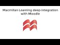 Macmillan Integration with Moodle Quiz