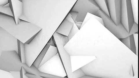 Abtract White Polygon | Background Animation Video