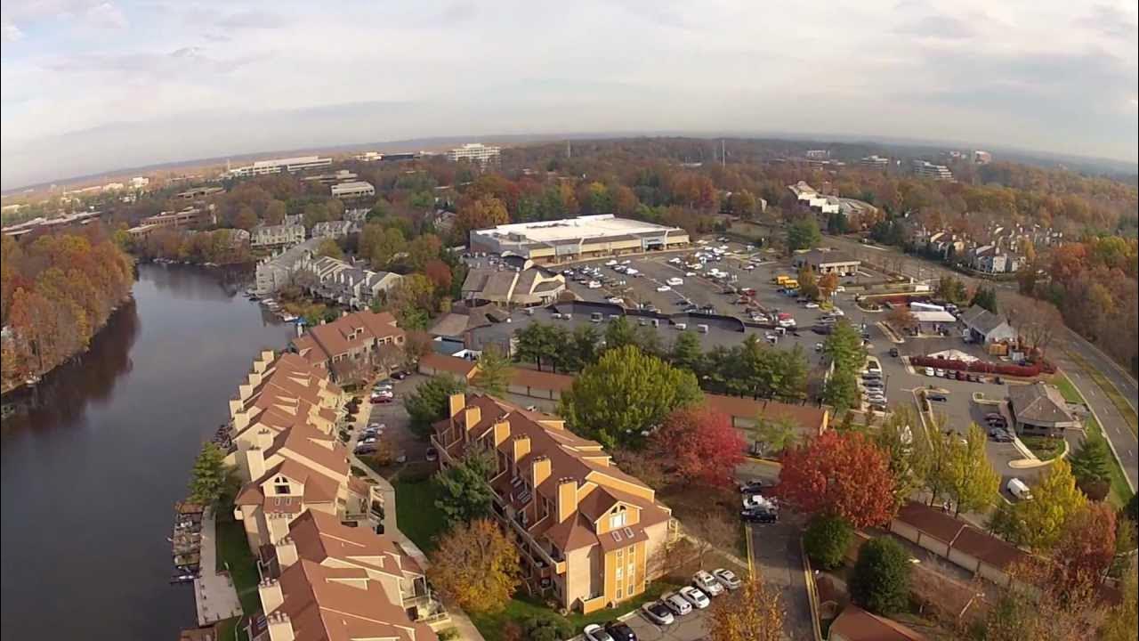 Above Lake Thoreau in Reston, Virginia. YouTube