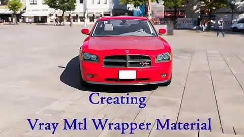 Vray Mtl Wrapper Material in 3Ds Max 2021