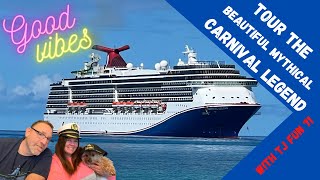 Carnival Legend Ship Tour of this Amazing Mythical Ship