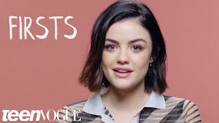 Lucy Hale on Her First Crush, First Screen Name and More | Firsts | Teen Vogue