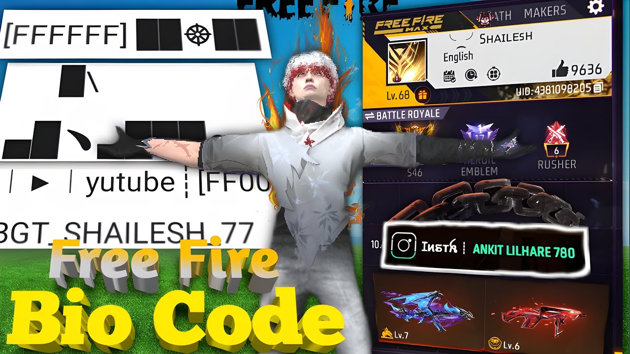 Bio Game Code Free Fire Bio Code 2025 05+ Bio Code 🤫 - YouTube