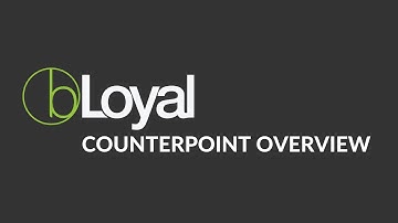Counterpoint Loyalty Overview - bLoyal