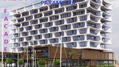 Revit adaptive parametric modelling brick facade