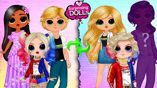 Encanto, Ladybug, Harley Quinn Gender Switch Up  DIY Paper Dolls & Crafts