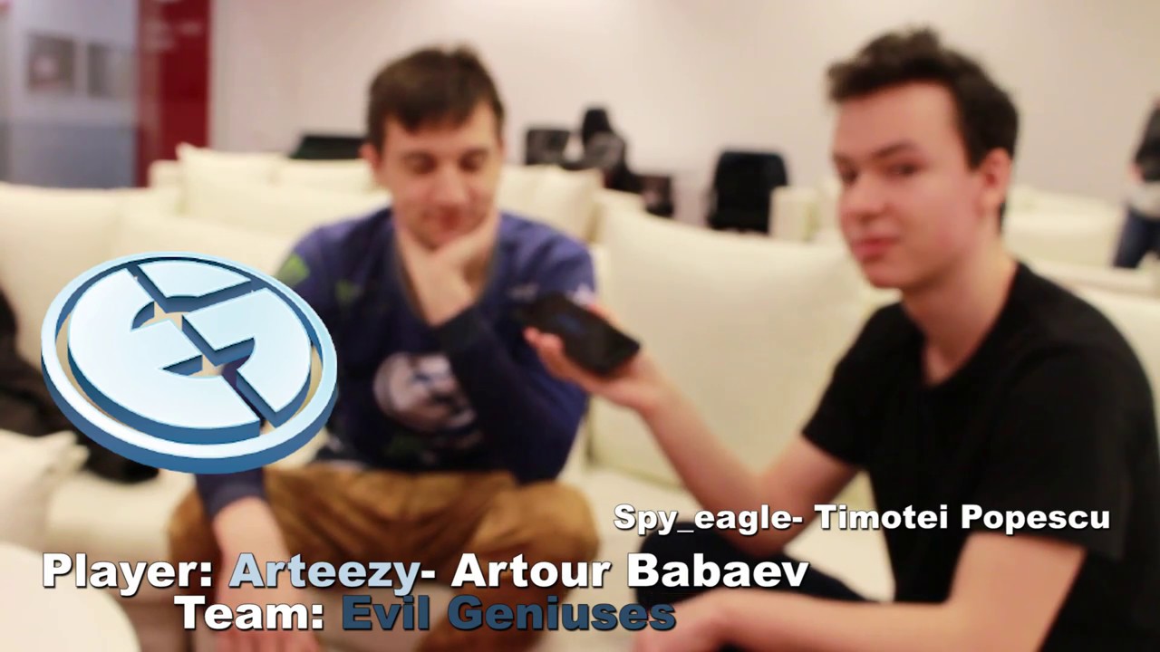 Interview with Arteezy (Evil Geniuses) at PGL MAJOR