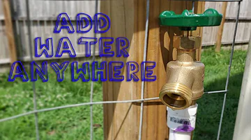 What is the standard outdoor faucet size?
