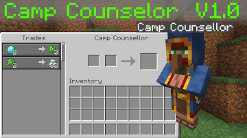 How the Wandering Trader SHOULD have been! CAMP Counselor Datapack V1.0. Java Minecraft 1.16