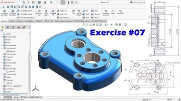 Solidworks tutorial exercise #07 | Practice design