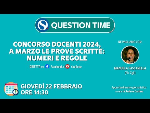 Concorso scuola 2024, ecco le date delle prove scritte: 50 quesiti a  risposta multipla - Gazzetta del Sud