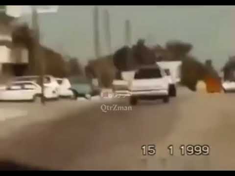 شارع بوكوارة الشهير في مدينة الرفاع في البحرين 1999