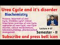 Urea Cycle & Its Disorders| Biochemistry of Protein @PharmacistTayyebOfficial #biochemistry